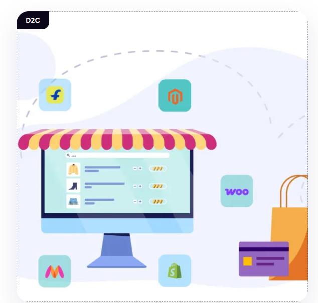 D2C fulfillment platform illustration